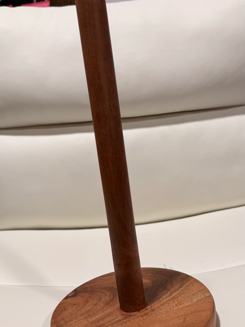 Handcrafted Wooden Paper Towel Stand in Walnut